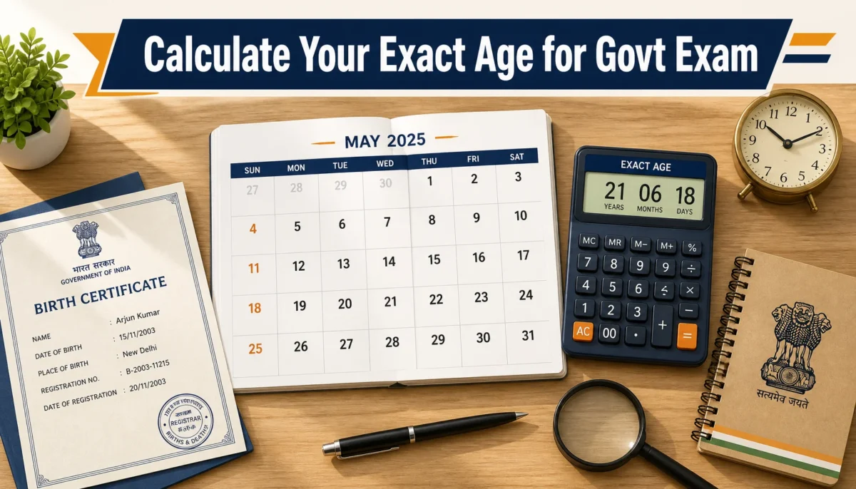 How to Calculate Your Exact Age for Government Exam Eligibility (Step-by-Step Guide)