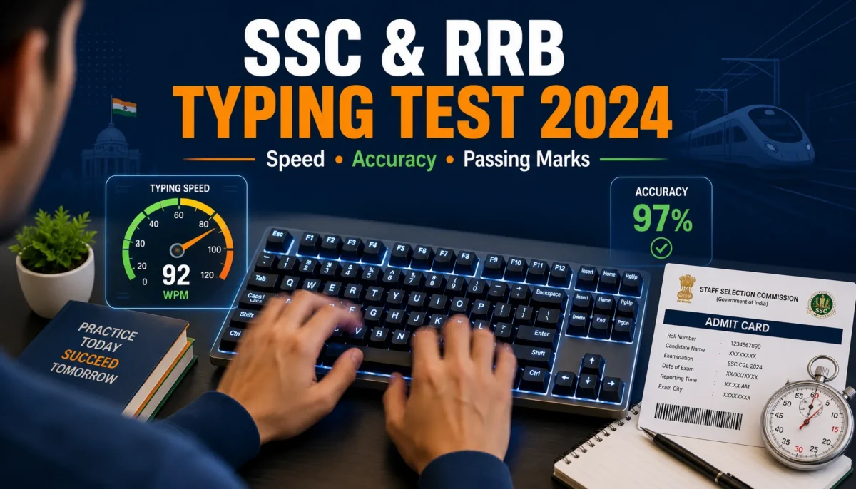 SSC & RRB Typing Test 2027: Complete Guide to Speed, Accuracy & Passing Marks